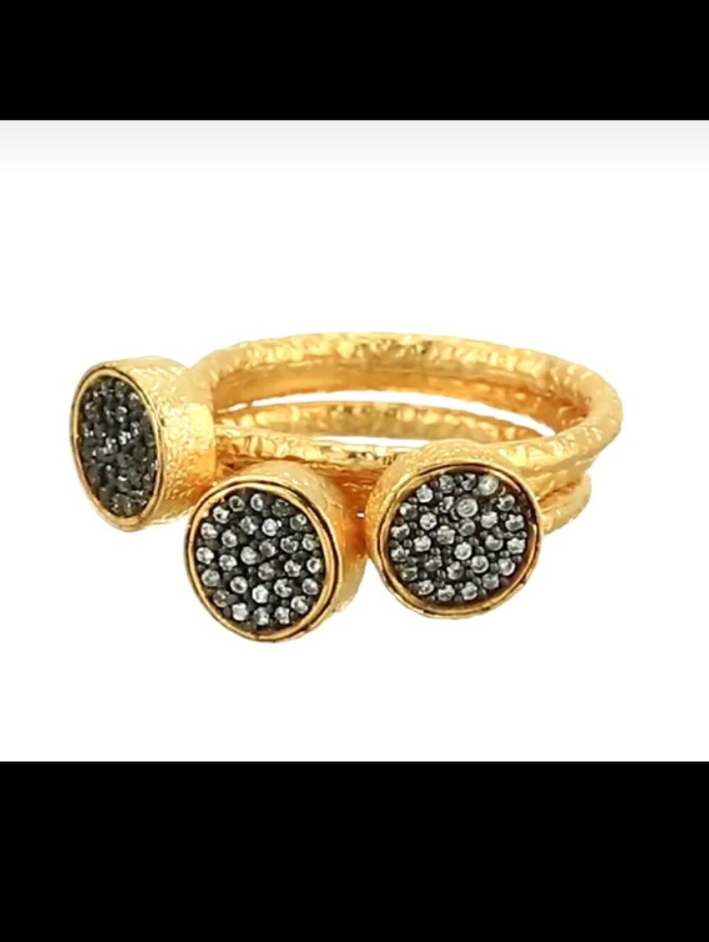 NWT, Atelier Mon Pavé Zirconia Stack Rings